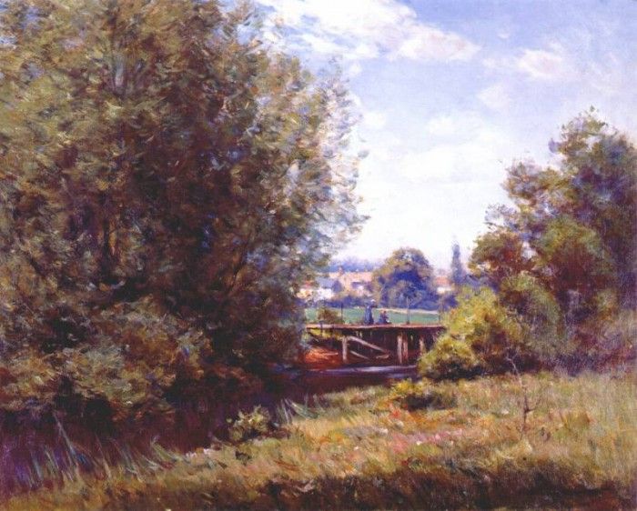 wendt landscape with bridge. 