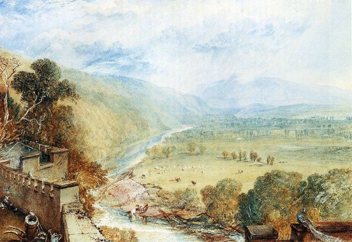 Turner Joseph Mallord William Ingleborough From The Terrace Of Hornby Castle. ,   