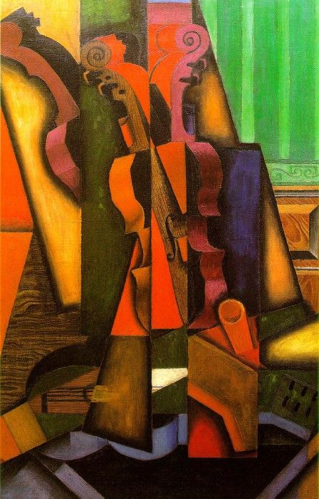 Gris Violin and guitar, 1913, 100x65.5 cm, The Colin Collect. , 