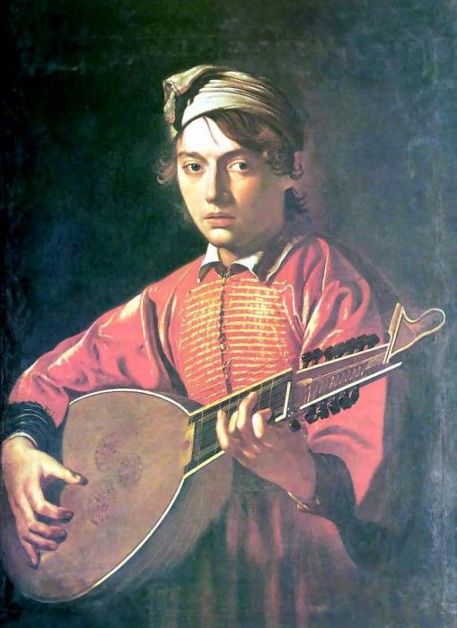 caravaggio csg010a suonatore di luito. ,   