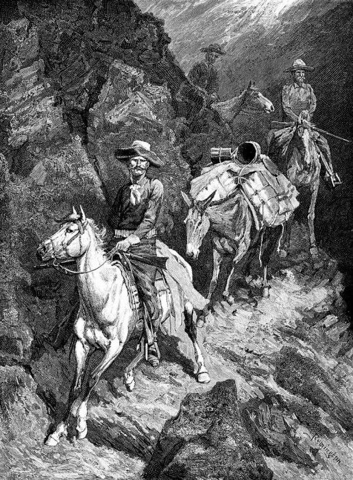 Fr 027 In a Canon of the Coeur dAlene FredericRemington sqs. Remington, 