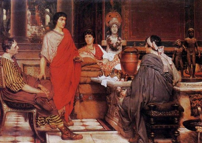 Alma Tadema Catullus at Lesbia-s. - 