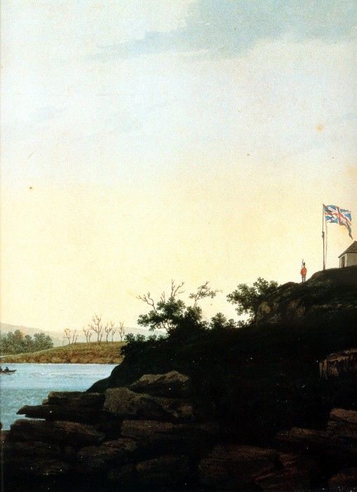 MPA George Evans Port Jackson from Dawes Point, 1809-b sqs. , 