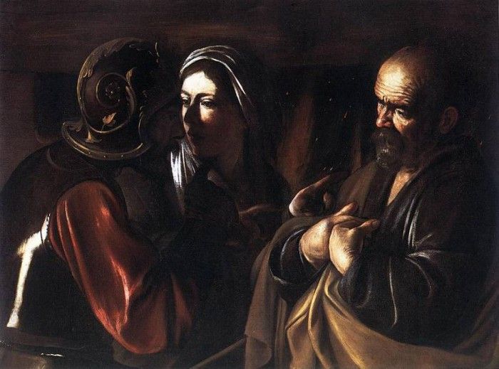 Caravaggio - The Denial Of St Peter. ,   