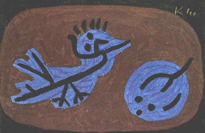 Klee Blue-bird-pumpkin, 1939, Collection Heinz Bergguen, Par. , 