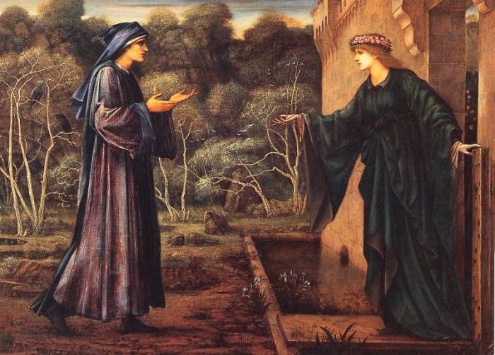 Burne-Jones - The Pilgrim at the Gate of Idleness (end. -   