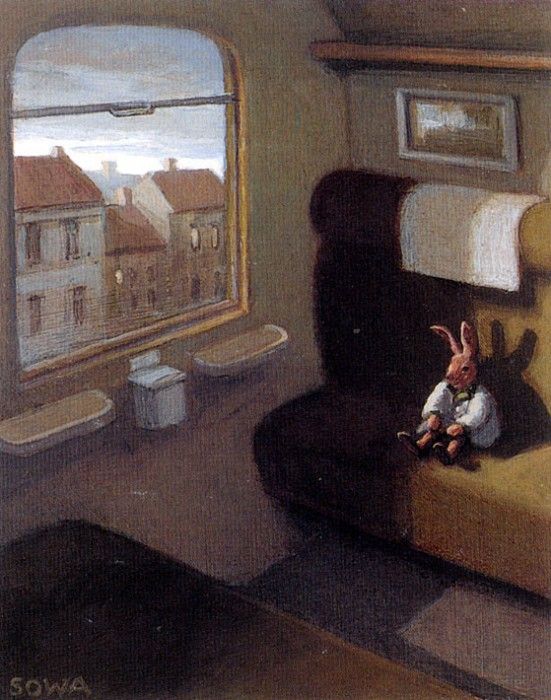 Sa31 Rabbit on a Train MichaelSowa sqs. , 