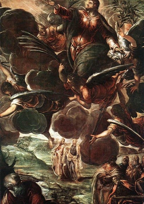 Tintoretto The Ascension detail1. , 