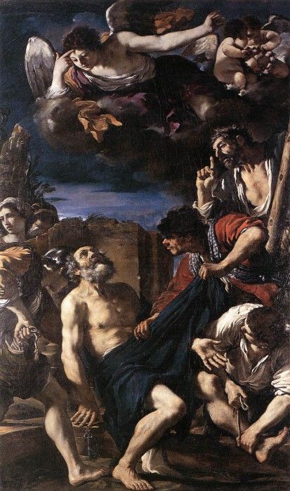 Guercino The Martyrdom of St Peter. ,   