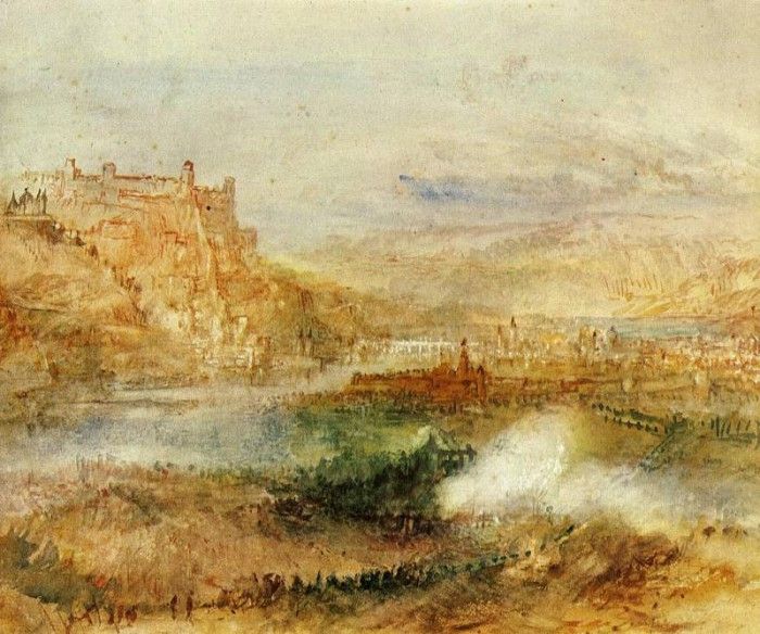 Turner Joseph Mallord William Ehrenbrietstein and Coblenz. ,   