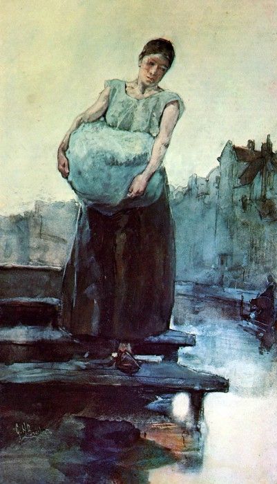 Breitner The washing woman Sun.   