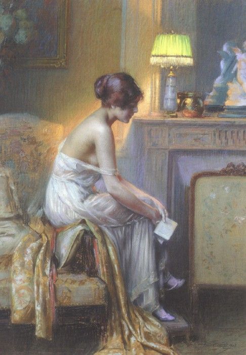 Delphin Enjolras Un Moment de Reflexion. Enjolras, Delphin