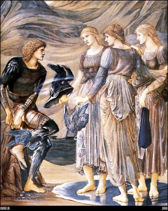 Burne-Jones Perseus And The Sea Nymphs 1877 mln. ,  