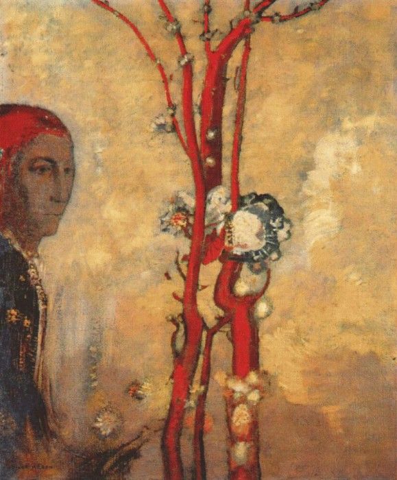 redon the red tree c1905.  