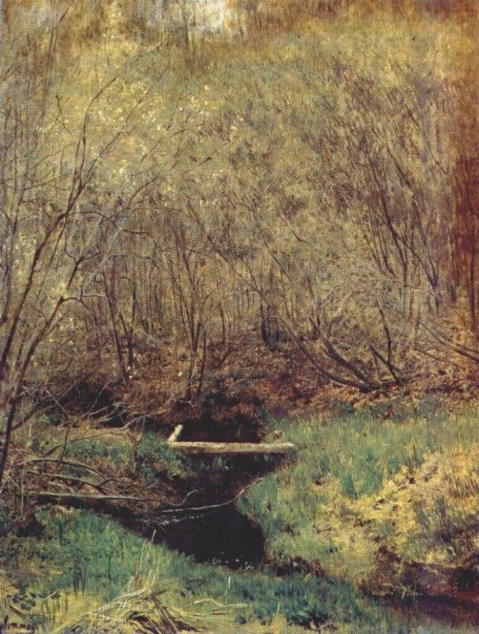 levitan spring in the forest 1882. , 