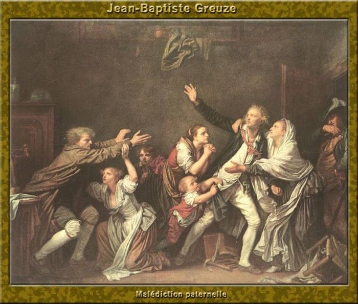 PO Vp S1 35 Jean-Baptiste Greuze-Malediction paternelle.  -