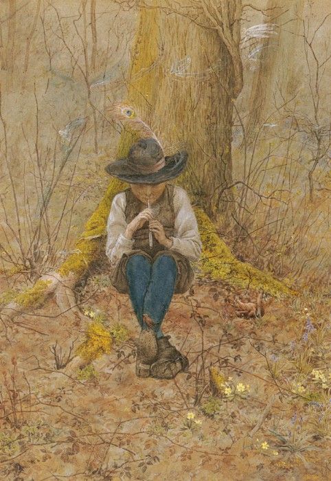 Canziani Estella Louisa Michaela The Piper Of Dreams. ,   Michaela