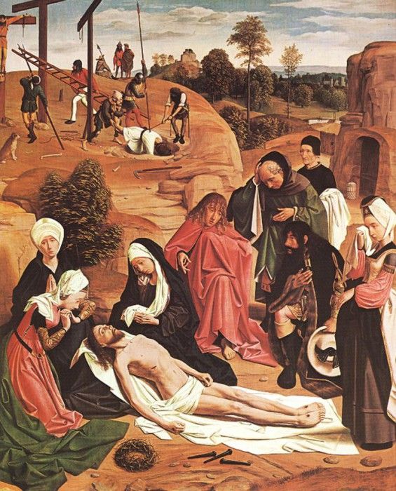 GEERTGEN tot Sint Jans Lamentation Over The Dead Christ. Sint,   Geertgen