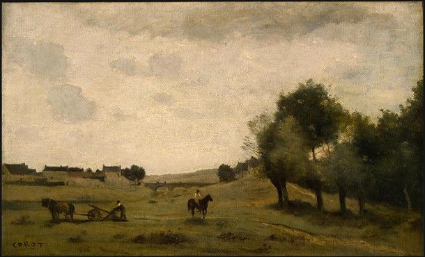 Corot View near Epernon, 1850-1860, NG Washington. , --