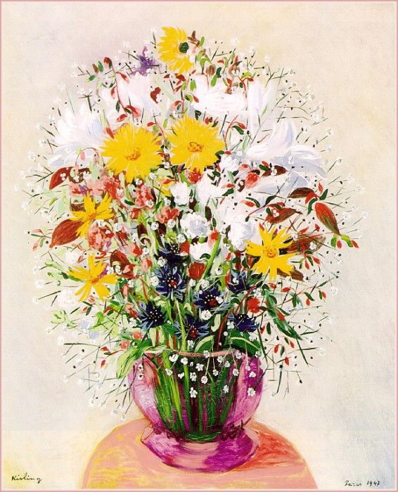 Kisling Bouquet-de-Fleurs-sj. 