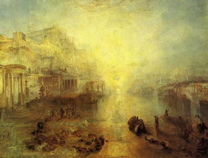 Turner Joseph Mallord William Ancient Italy Ovid Banished from Rome. ,   