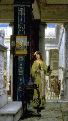 Alma Tadema In the Temple (Opus 89) 1871. - 