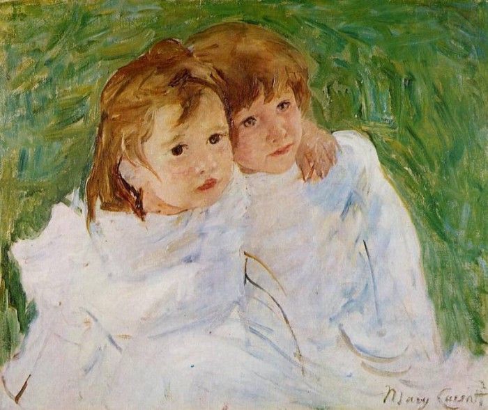 Cassatt Mary The Sisters.  