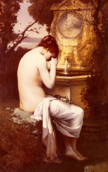 Aussandon Joseph Nicolas Hippolyte La Nymphe A Corot.    Aussandon