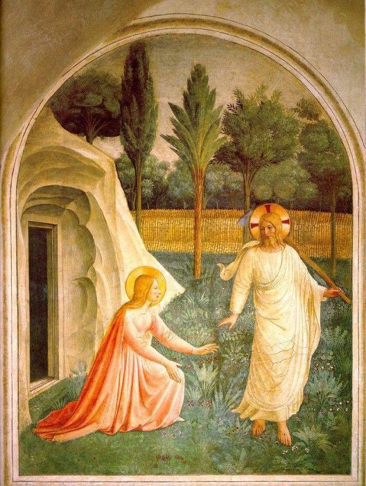 Fra Angelico Noli me tangere, 1440-41, Fresk, 180x146 cm, Ce. ,    F