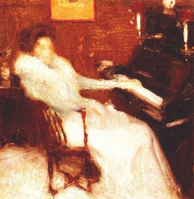 grabar lady at the piano 1899. , 