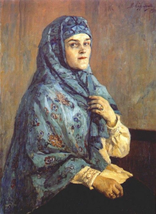 surikov portrait of polina shcherbatova 1910. , 