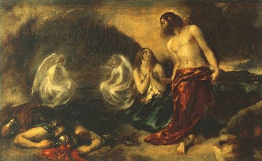 Etty William Christ Appearing to Mary Magdalene after the Resurrection. , 