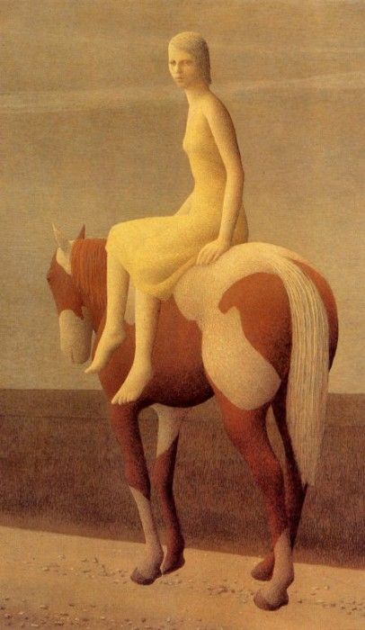 Alex Colville - Girl on Piebald Horse, De. , 