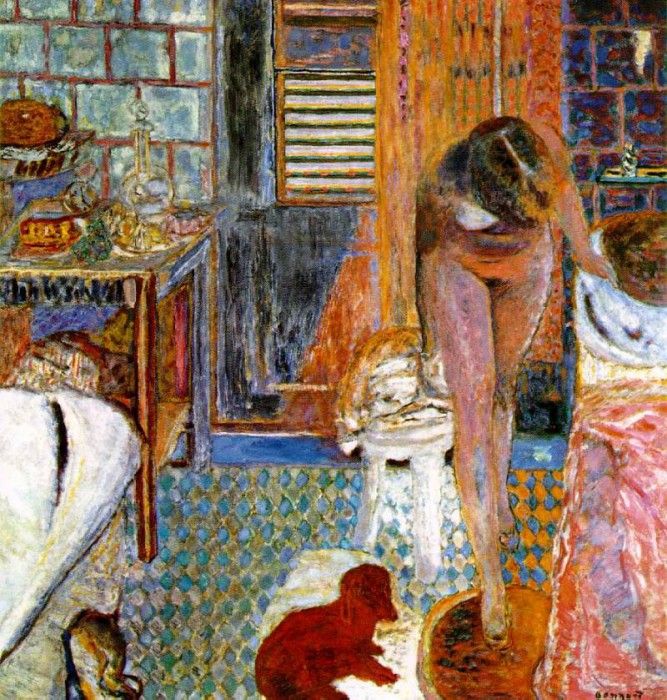 Bonnard La toilette, ca 1932, 120 x 118 cm, Private. , 