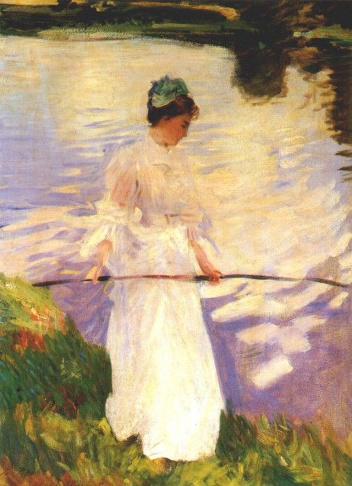 sargent violet fishing 1889. ,