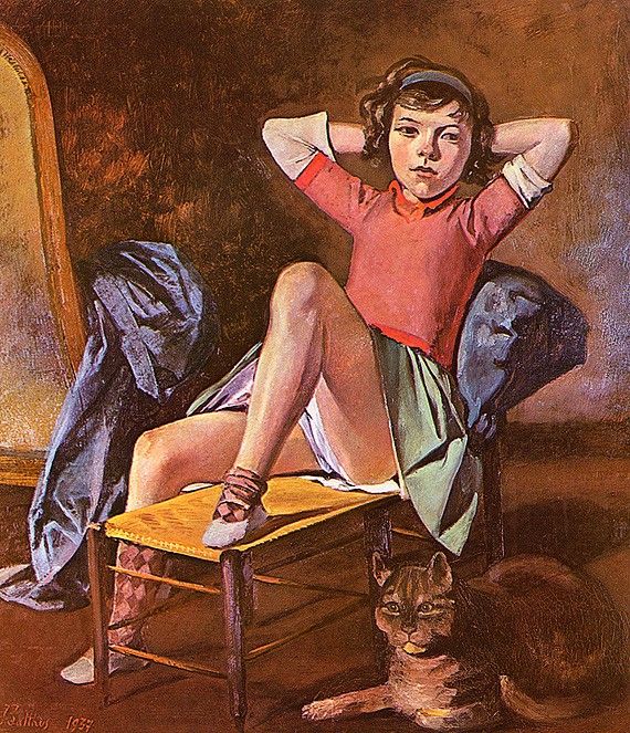 bs-ahp- Balthus- Girl And Cat. Balthus