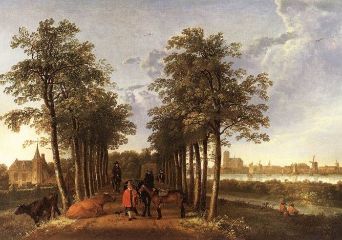 CUYP Aelbert The Avenue At Meerdervoort. , Aelbert