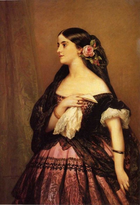Winterhalter Franz Xavier Adelina Patti 1863. ,  