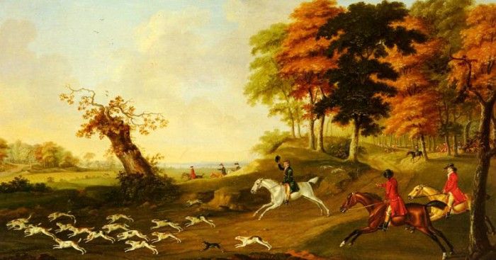 Sartorius John Nost Fox Hunting. ,  NOST