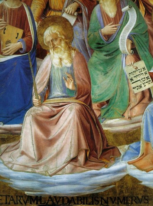 Fra Angelico Chapel of San Brizio, 1447, Detalj 1, Orvieto. ,    F