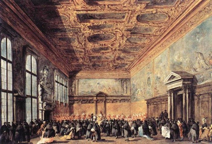 GUARDI Francesco Audience Granted by the Doge.  