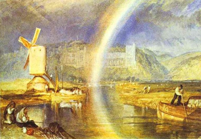 William Turner - Arundel Castle, with Rainbow. 