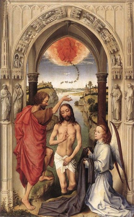 St John the Baptist Altarpiece central panel WGA. ,   