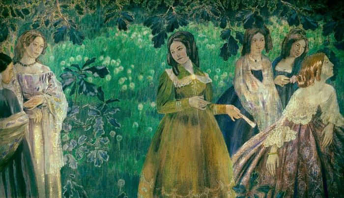   1904 [Borisov-Musatov - The Emerald Necklace]. -,  (1870-1905)