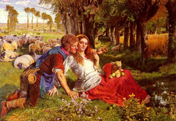 Hunt William Holman The Hireling Shepherd. ,  