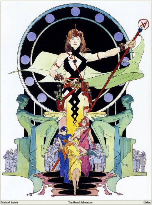QMan MK WOT 2129 The Grand Adventure. Kaluta, 