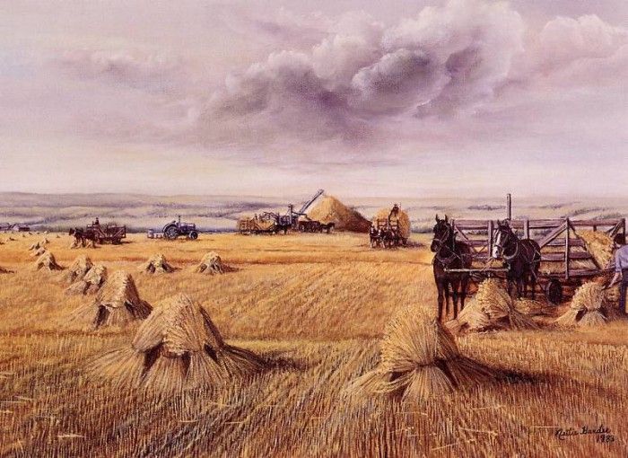 Nettie Harder - Threshing Time, De. , 