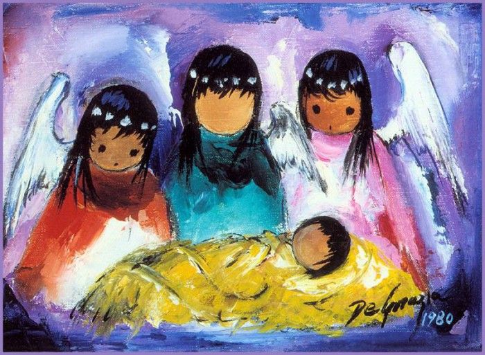lrsDeGraziaTed-XmasAngels. DeGrazia, 