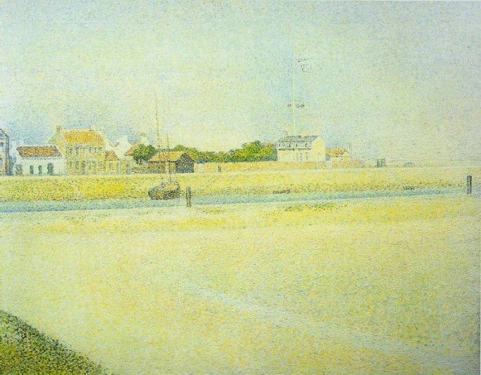 Seurat The Channel at Gravelines, Grand Fort-Philippe, 1890,. , 