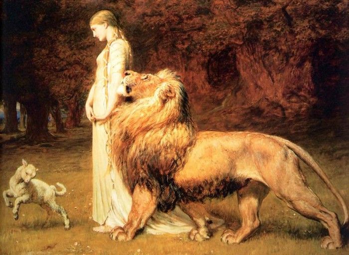 Riviere, Briton - Una and the Lion (end. , 